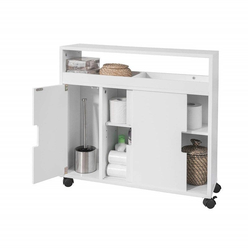 Porte-rouleau de papier toilette nouvelle version - 7,87 cm (P) x 27,56 cm (L) x 27,95 cm (H)