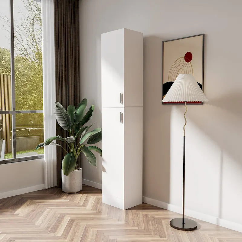 Meuble indépendant avec étagères fixes - 13,78 x 11,50 x 74,80