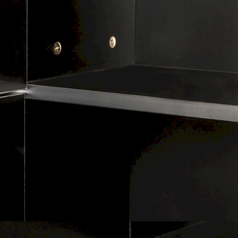 Meuble indépendant avec étagères fixes - 13,78 x 11,50 x 74,80