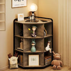 Meuble d'angle avec ports USB et prises électriques