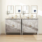 Armoire de rangement gris clair avec étagères, hauteur 30,71 po - 31,50 x 14,97 po