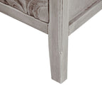 Armoire de rangement gris clair avec étagères, hauteur 30,71 po - 31,50 x 14,97 po