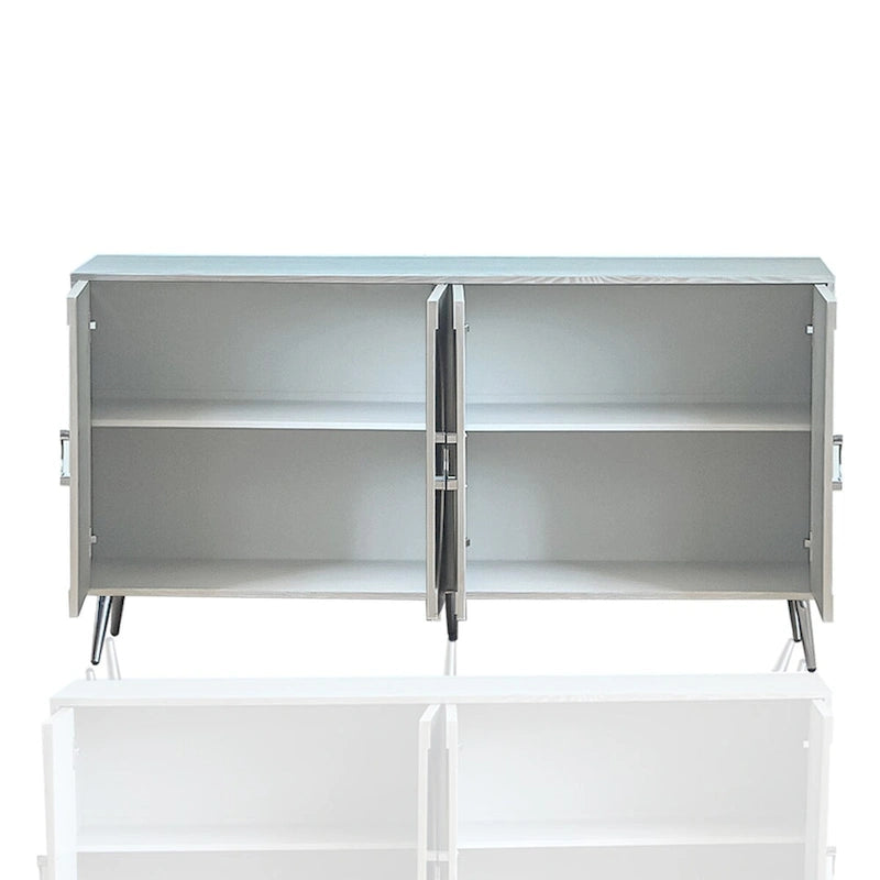 Armoire moderne en bois laqué à 4 portes