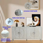 Armoire moderne en bois laqué à 4 portes