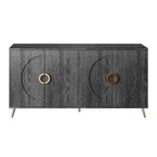 Armoire moderne en bois laqué à 4 portes