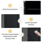 Armoire de rangement haute pour salle de bain avec portes vitrées