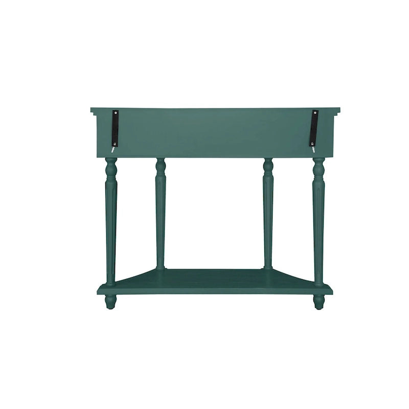 Table d'appoint à 1 tiroir, élégante table d'appoint sculptée à 1 tiroir pour salon, chambre, bureau, entrée