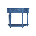 Table d'appoint à 1 tiroir, élégante table d'appoint sculptée à 1 tiroir pour salon, chambre, bureau, entrée