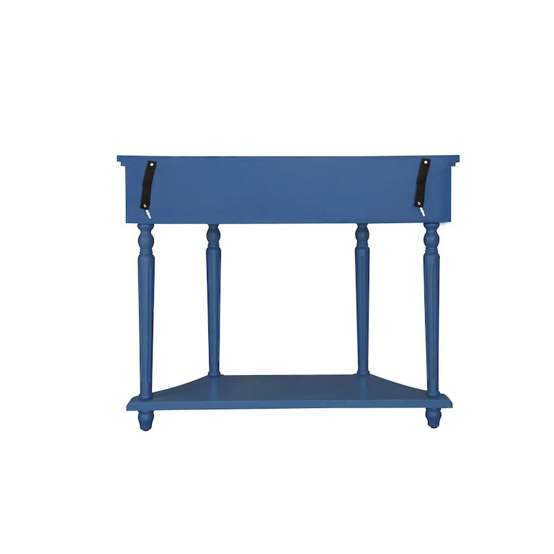 Table d'appoint à 1 tiroir, élégante table d'appoint sculptée à 1 tiroir pour salon, chambre, bureau, entrée