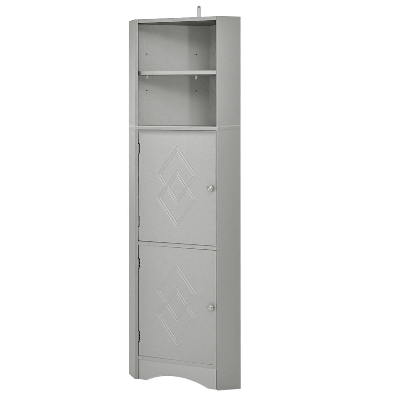 Armoire de rangement autoportante avec portes