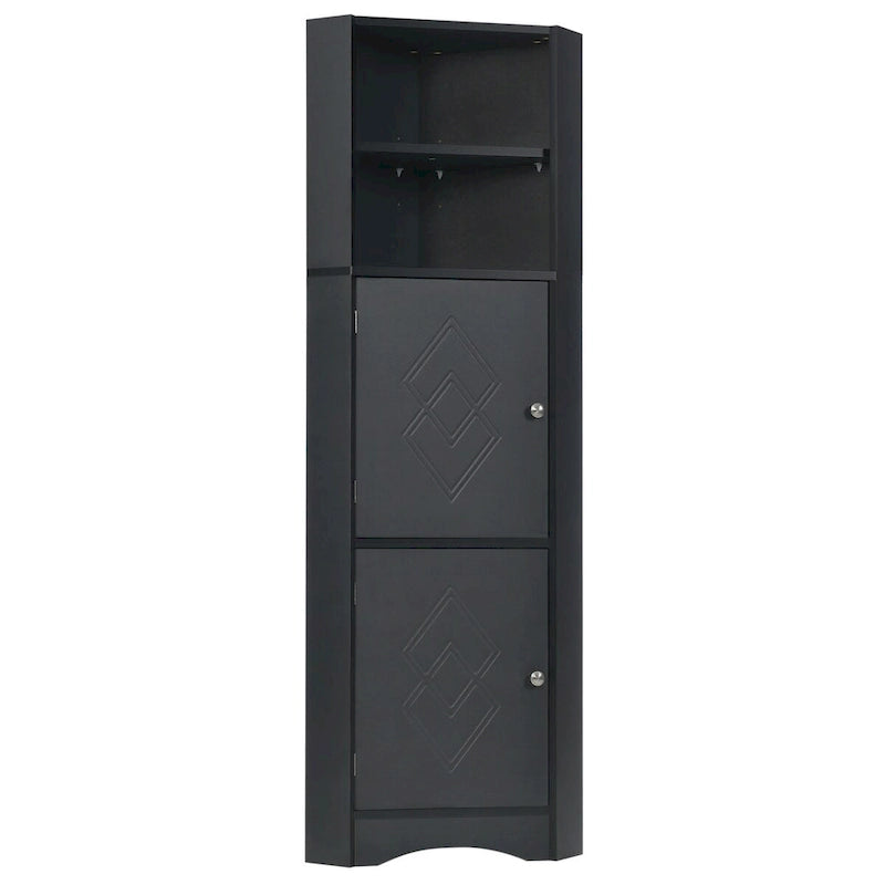 Armoire de rangement autoportante avec portes