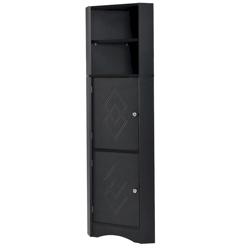Armoire de rangement autoportante avec portes