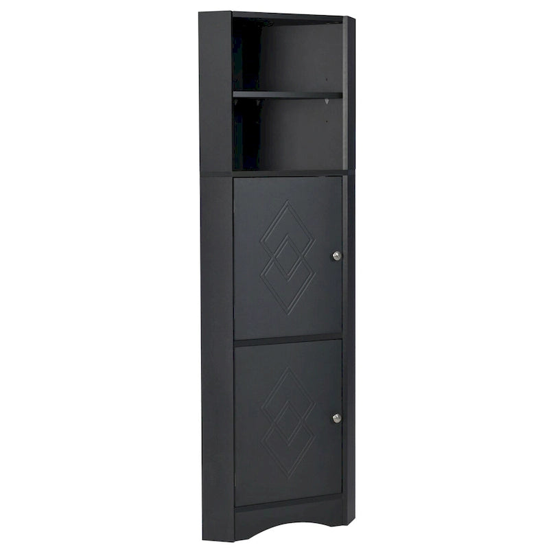 Armoire de rangement autoportante avec portes
