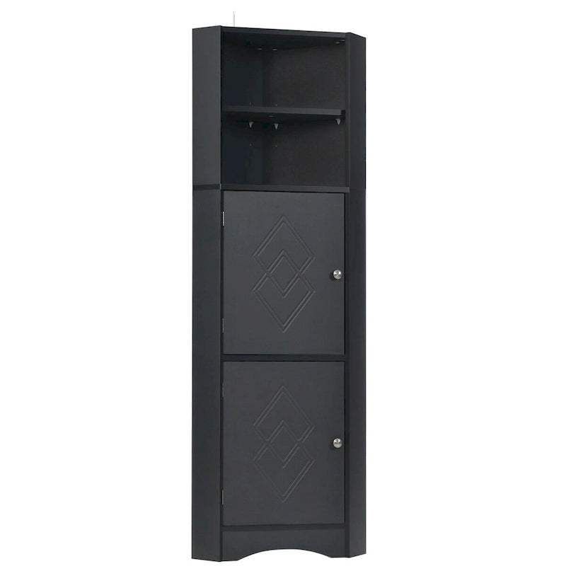Armoire de rangement autoportante avec portes