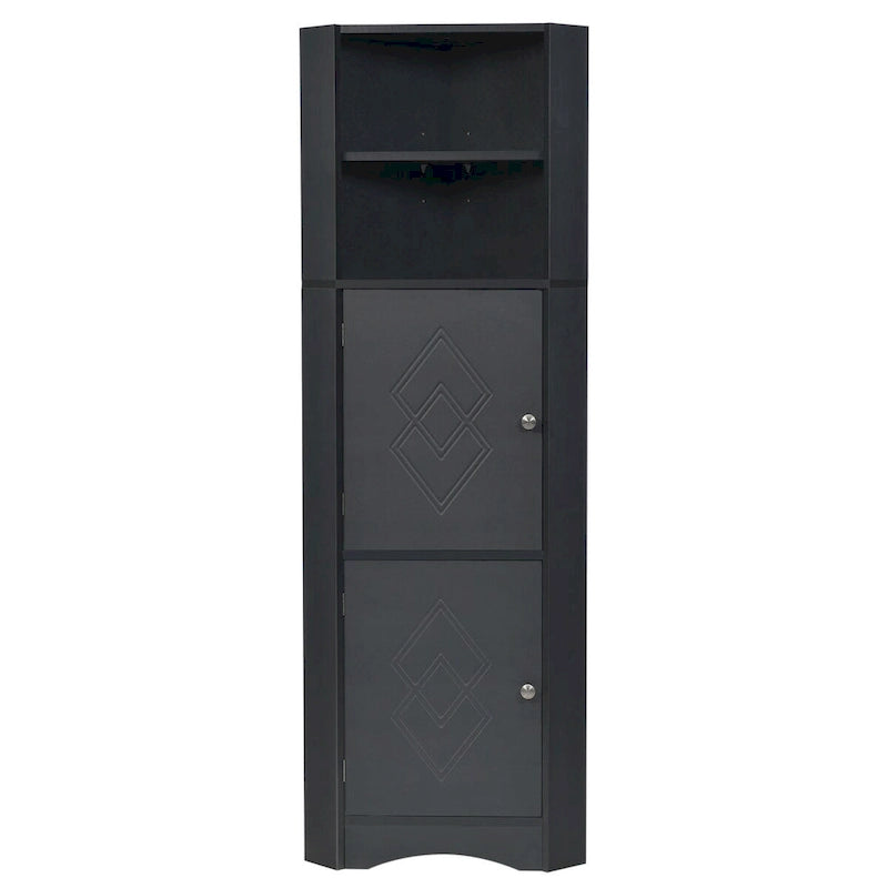 Armoire de rangement autoportante avec portes