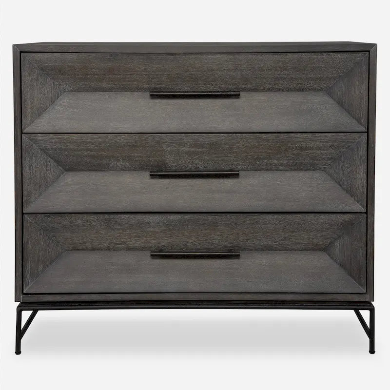 Uttermost Knox Dark Walnut Accent Chest - 32H x 36W x 18D