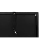 Buffet à trois portes sculptées, avec étagère réglable, grand meuble de rangement d'appoint