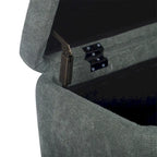 Banc de rangement rembourré, pouf, banc d'entrée, coffre de rangement