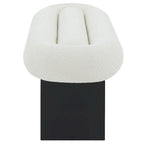 Banc SAFAVIEH Couture Carsen en boucle et bois - 59 cm (L) x 18 cm (P) x 18 cm (H)