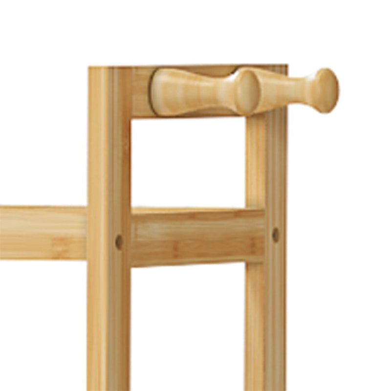 Étagère de toilette en bambou gain de place, réglable, à poser au-dessus des toilettes