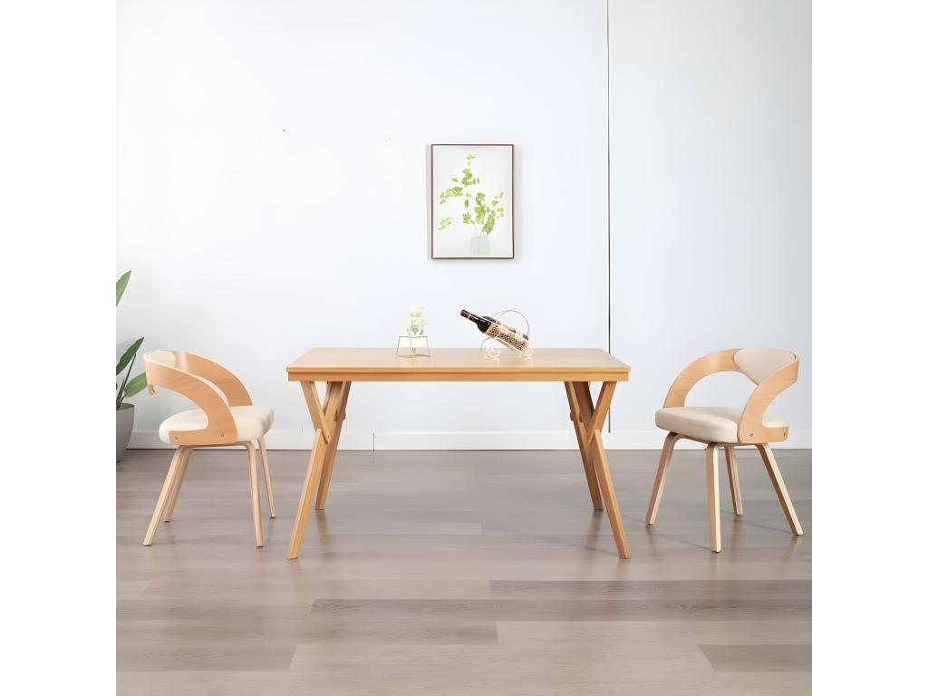 Meubles de maison en similicuir blanc