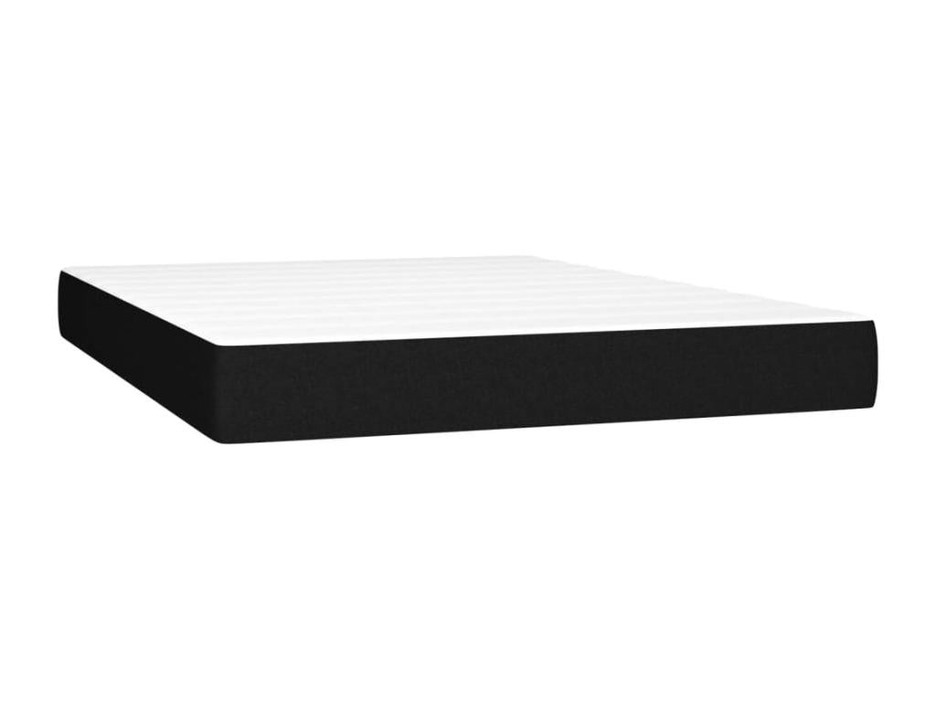 Matelas en tissu noir, 140 x 190 cm