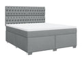 Matelas en tissu gris, 180 x 200 cm