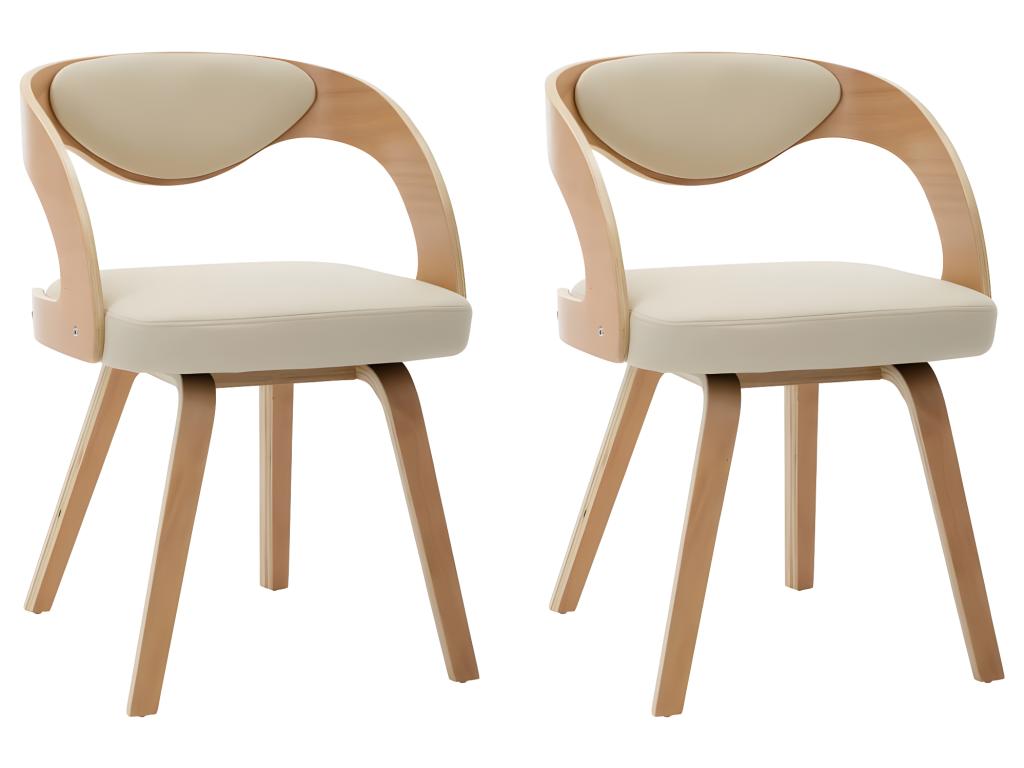 Meubles de maison en similicuir blanc