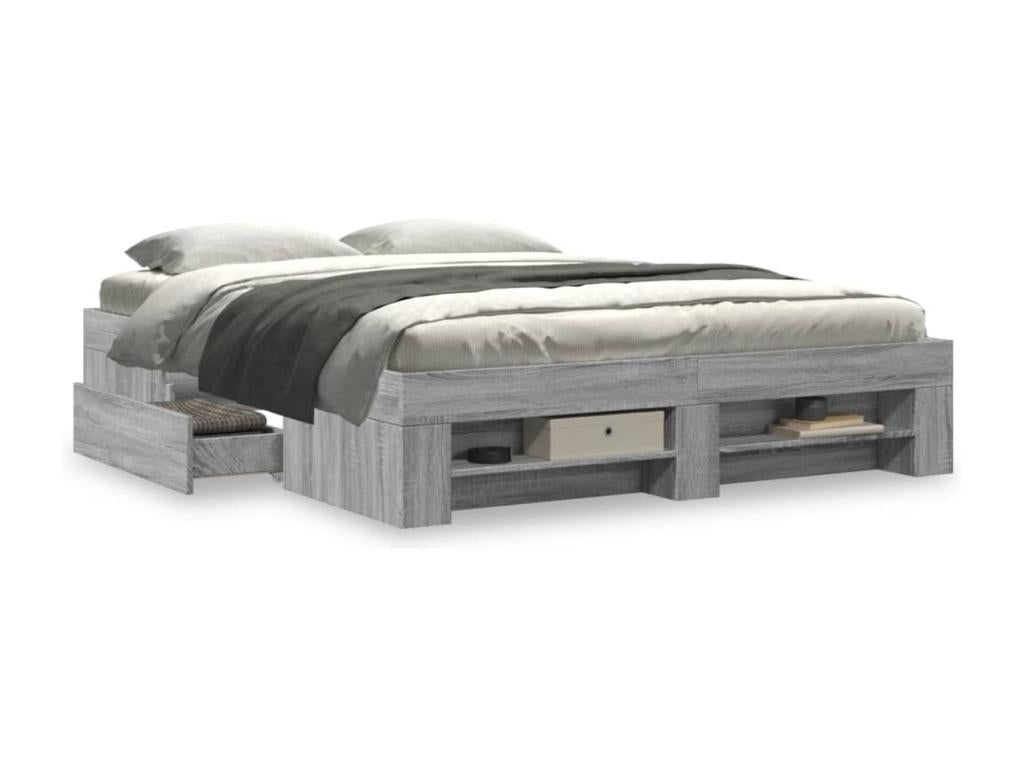 Matelas gris, 160 x 200 cm