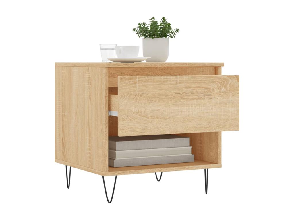 Meubles de maison en bois d'ingénierie brun, 50 x 46 x 50 cm