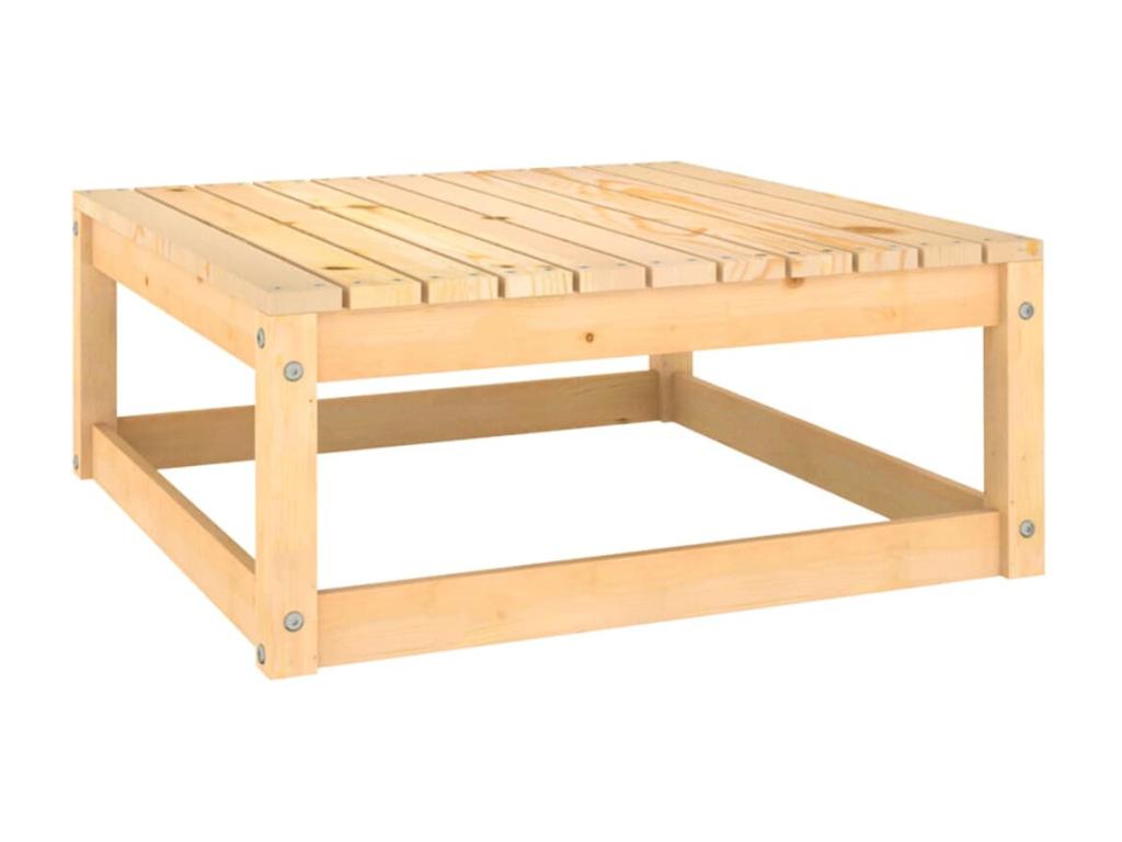 Ensemble de mobilier de jardin en pin naturel - dlz1766459279922