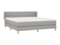 Matelas en tissu gris, 160 x 200 cm