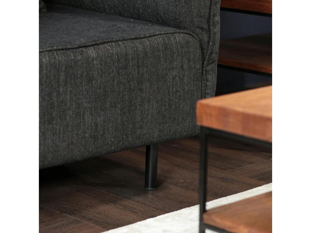 Fauteuil d'appoint noir