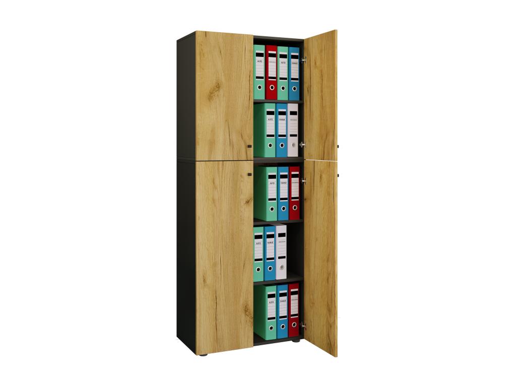 Armoire en chêne noir