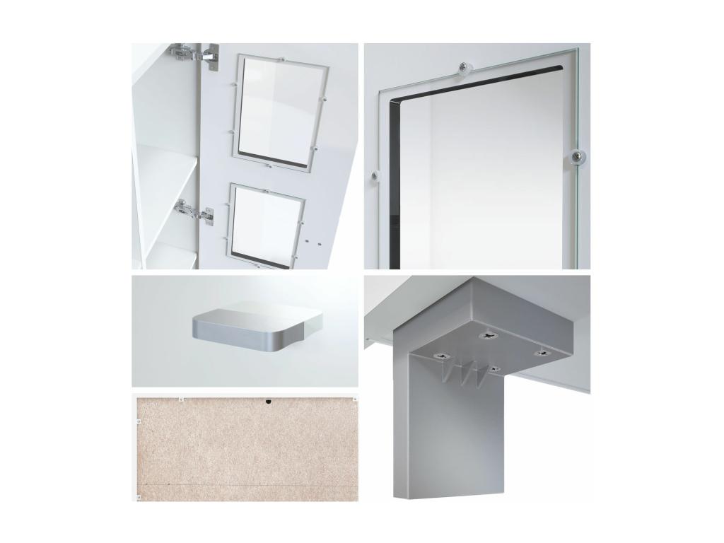 Meuble noir pour la maison, 107 x 81 x 35 cm