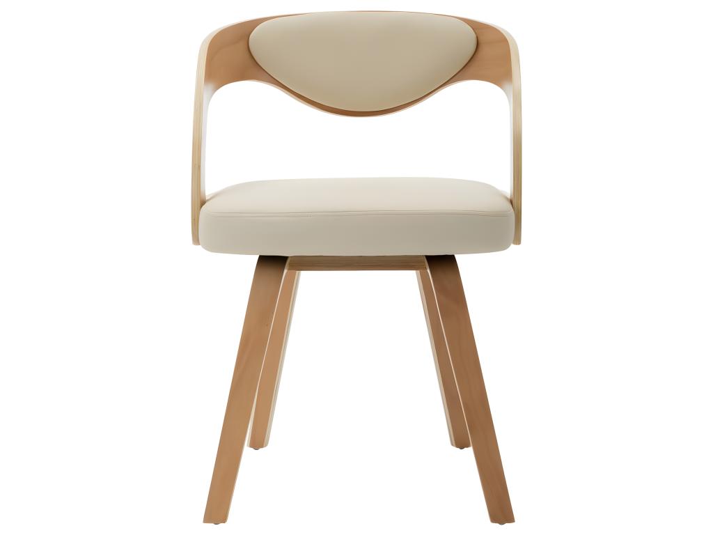 Meubles de maison en similicuir blanc