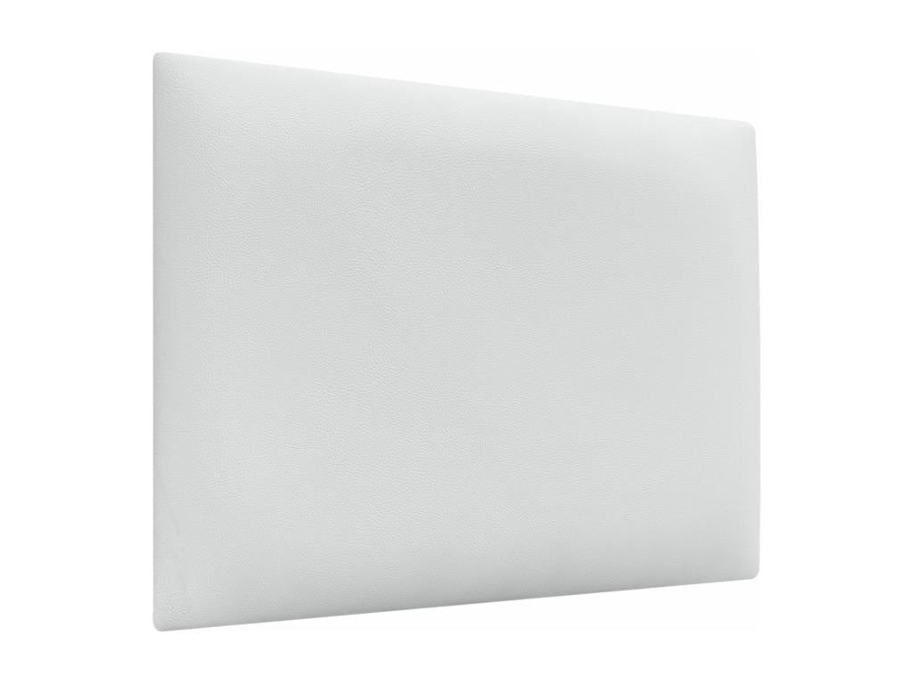 Lit en similicuir blanc