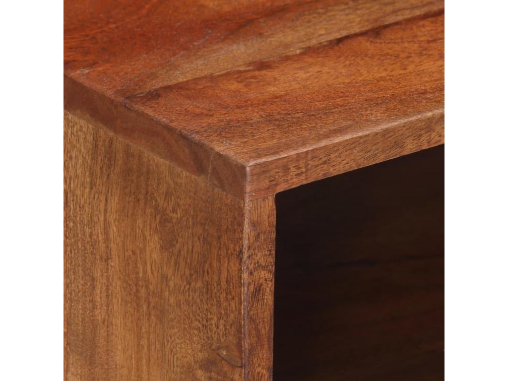 Meuble TV marron, 80 x 30 x 42 cm