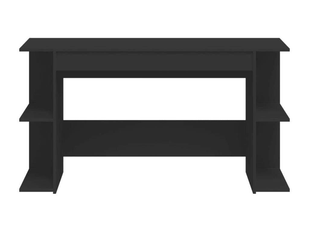 Table noire, 140 x 50 x 75 cm