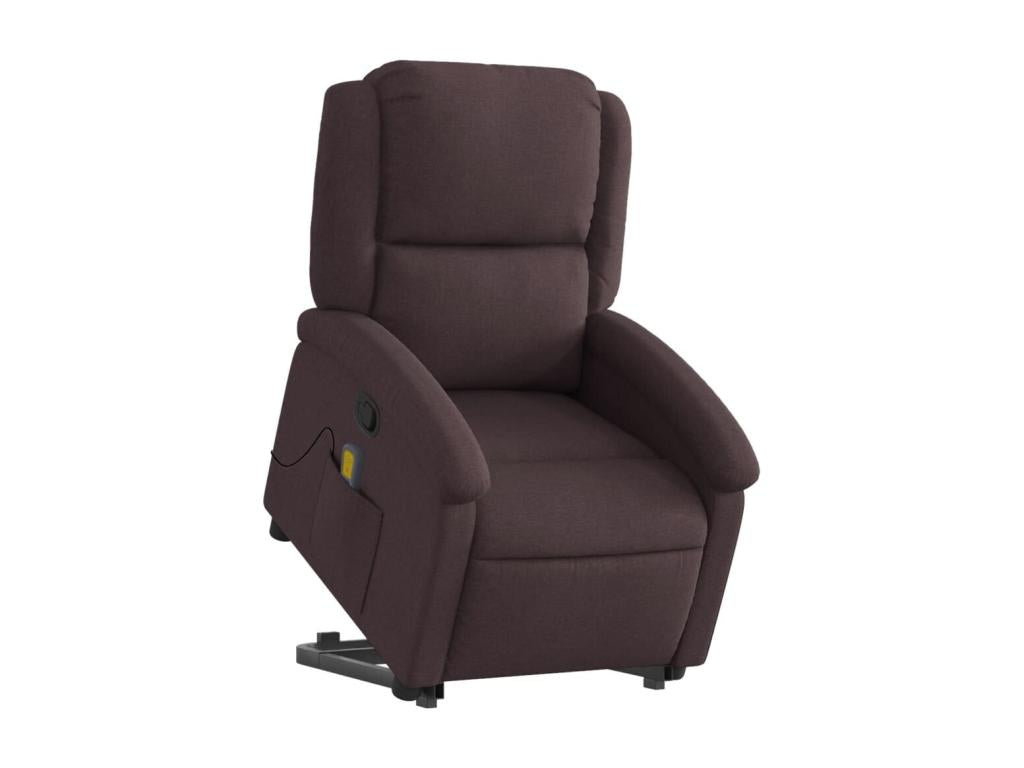 Fauteuil d'appoint en tissu marron