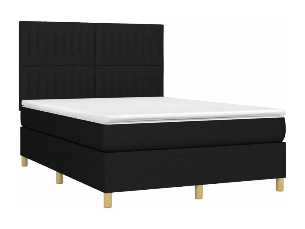 Matelas en tissu noir, 140 x 190 cm