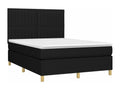 Matelas en tissu noir, 140 x 190 cm