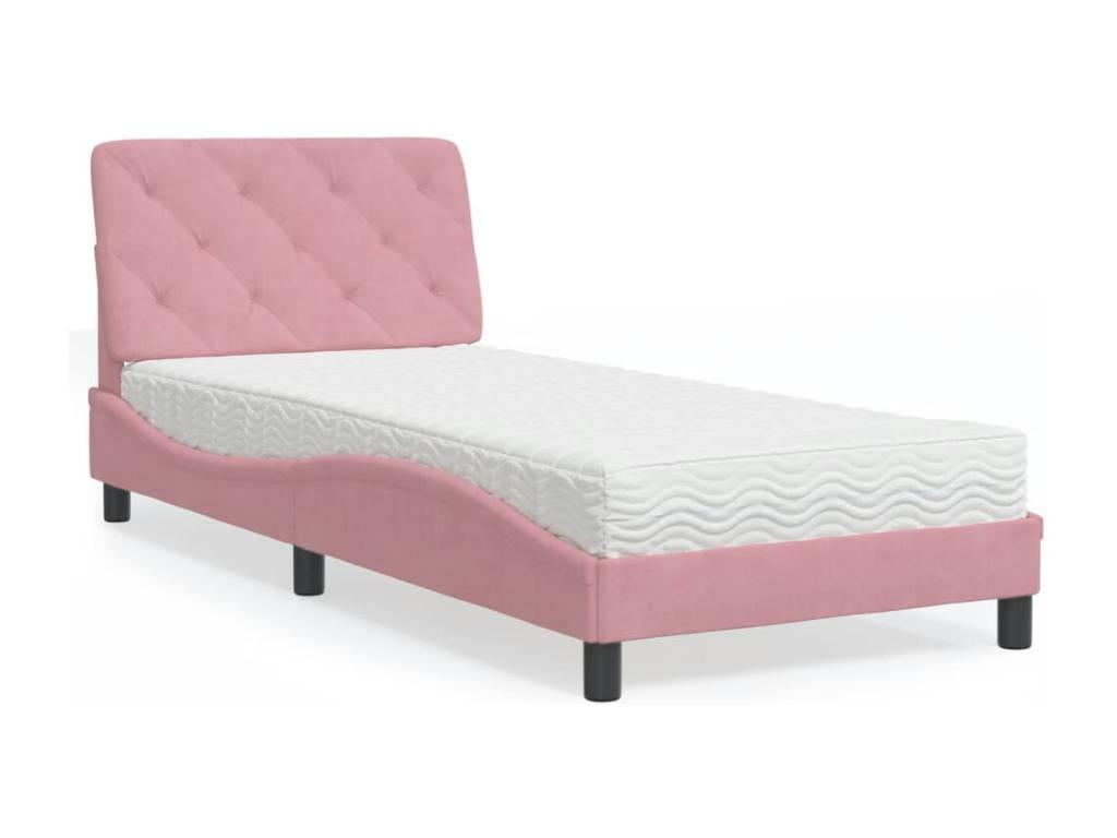 Matelas en velours, 90 x 200 cm - dlz1766460096463