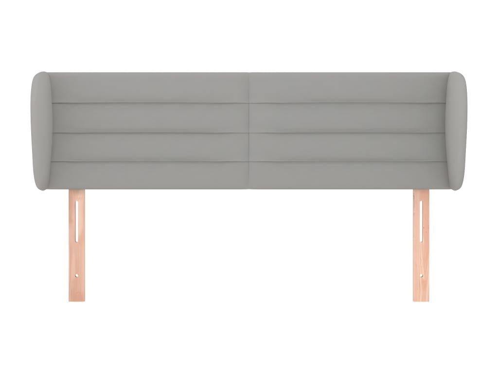 Lit en tissu gris, 147 x 23 x 78 cm