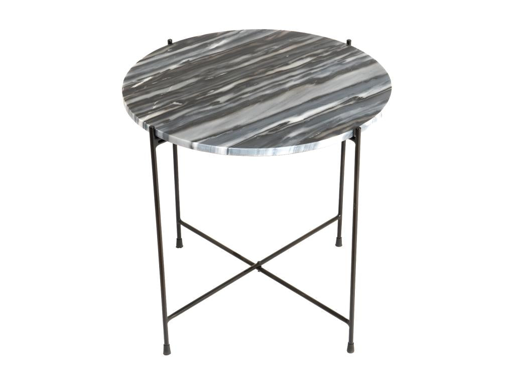 Table basse en marbre gris
