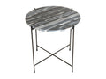Table basse en marbre gris