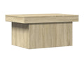 Table basse en bois composite marron, 100 x 55 x 40 cm
