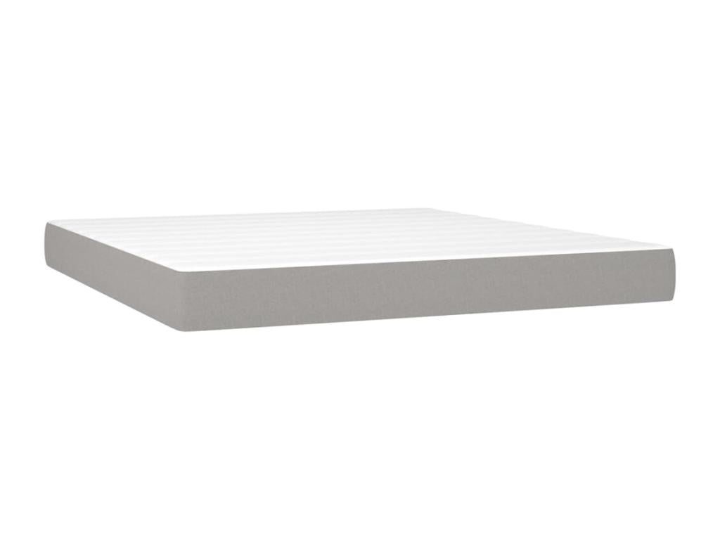 Matelas en tissu gris, 160 x 200 cm