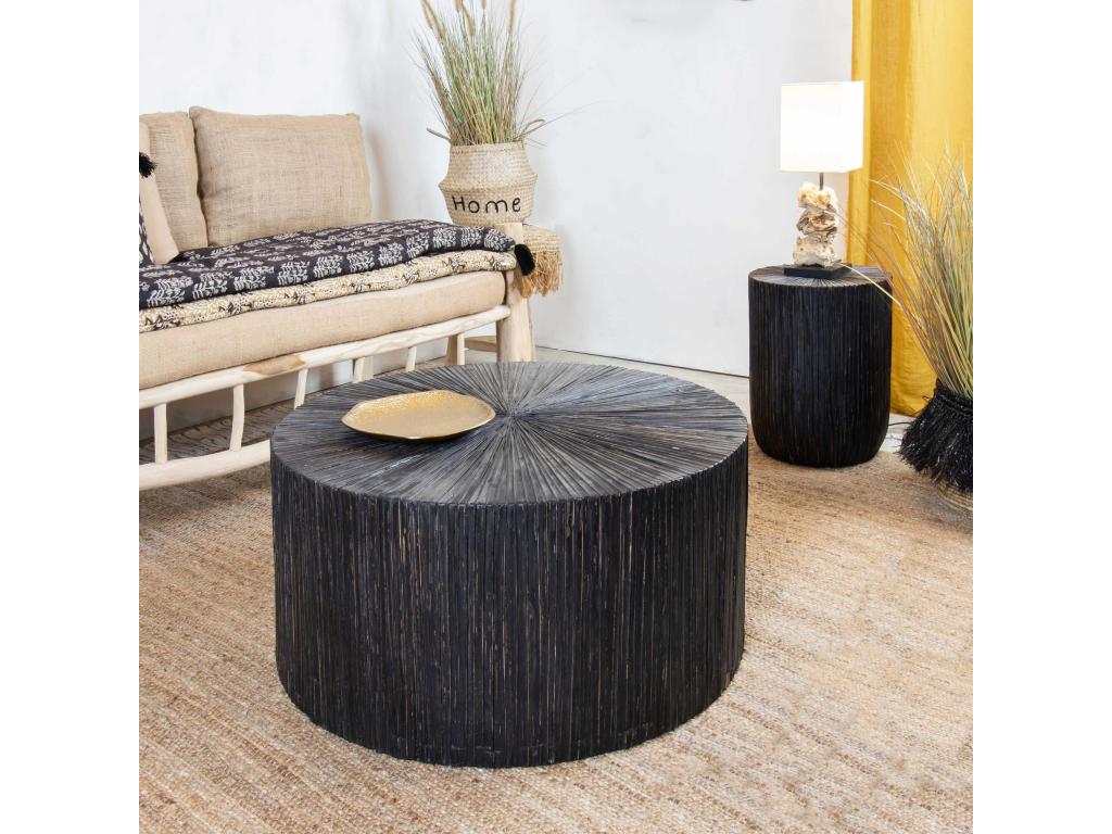 Table basse noire