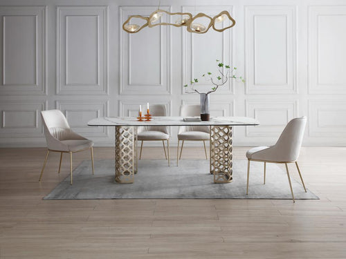 Meubles d'intérieur en velours beige